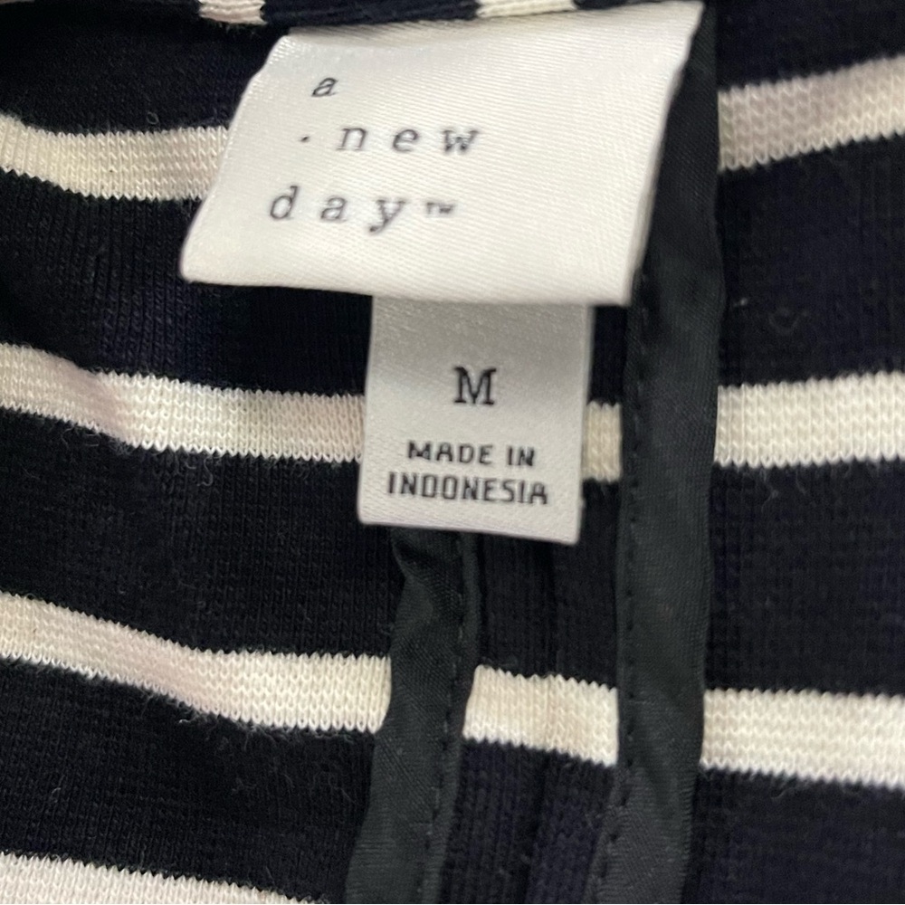 a new day Black and White Striped Blazer - Picture 3 of 3